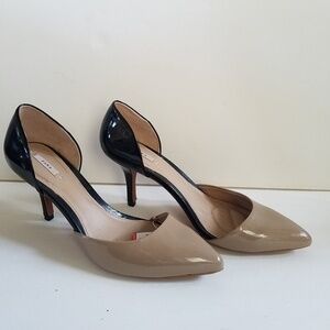 ZARA Helmut Court Patent Leather Heel Shoe Pump